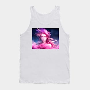 A Portrait in Cherry Blossom Dreams Tank Top